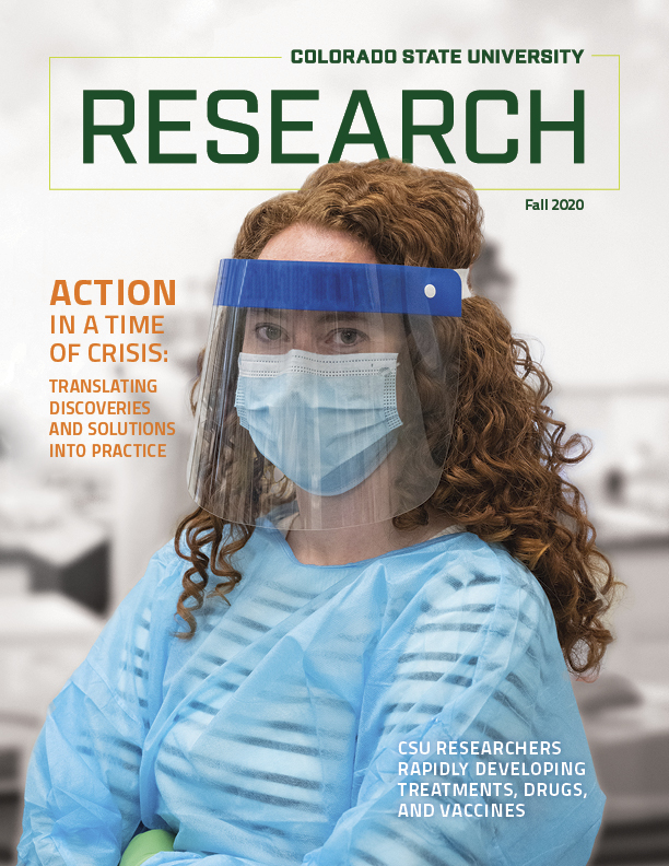 Cover of CSU Research Magazine 2020