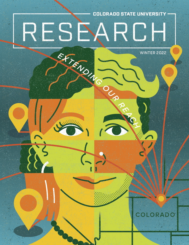 Cover of CSU Research Magazine 2022